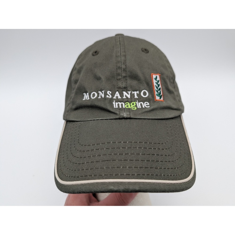 Monsanto Imagine K-Products Hat Olive Green Monmouth Learning Center Cap